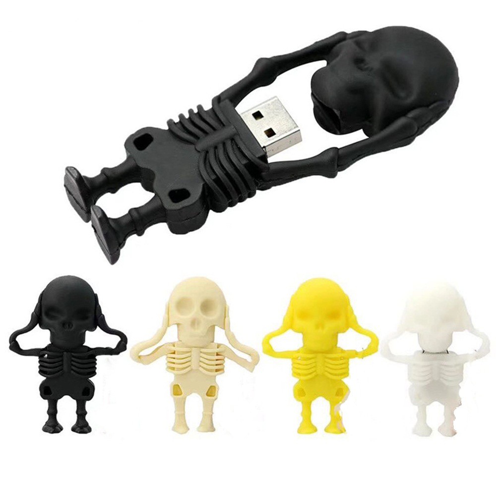 USB 2.0 16GB dung lượng lưu trữ hình đầu lâu độc đáo