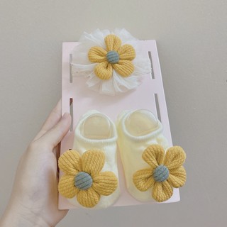 Set tất thú + băng đô sơ sinh (0-1 tuổi)