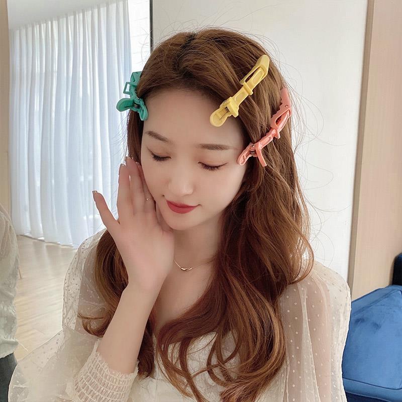 Bộ Kẹp Tóc Nhựa Màu Kẹo Phong Cách Hàn Quốc Thời Trang Cho Nữ
