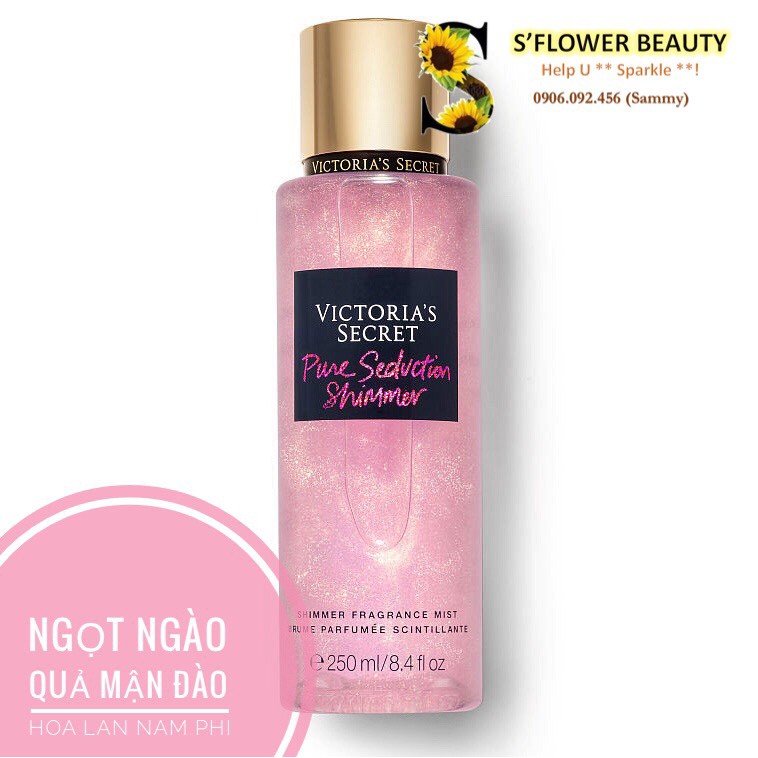 ✨BST ÁNH NHŨ | Xịt Thơm Nước Hoa Toàn Thân Victoria’s Secret Shimmer Fragrance Mist (250ml)