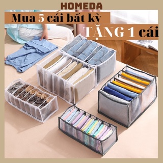 Hộp Túi đựng quần áo chia ngăn, Khay đựng đồ chia ngăn tiện ích Hộp xếp đồ Giỏ đựng đồ lót.