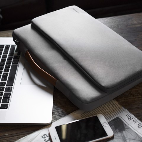 Túi Xách Laptop Nam Nữ Công Sở Brief Case 13, 15.6, 16inch  Nhập Khẩu Chính Hãng Thương Hiệu Tomtoc