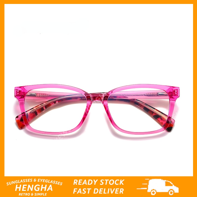 Mắt Kính Gọng Vuông Màu Sắc Kẹo Ngọt Chống Bức Xạ Dành Cho Trẻ Em