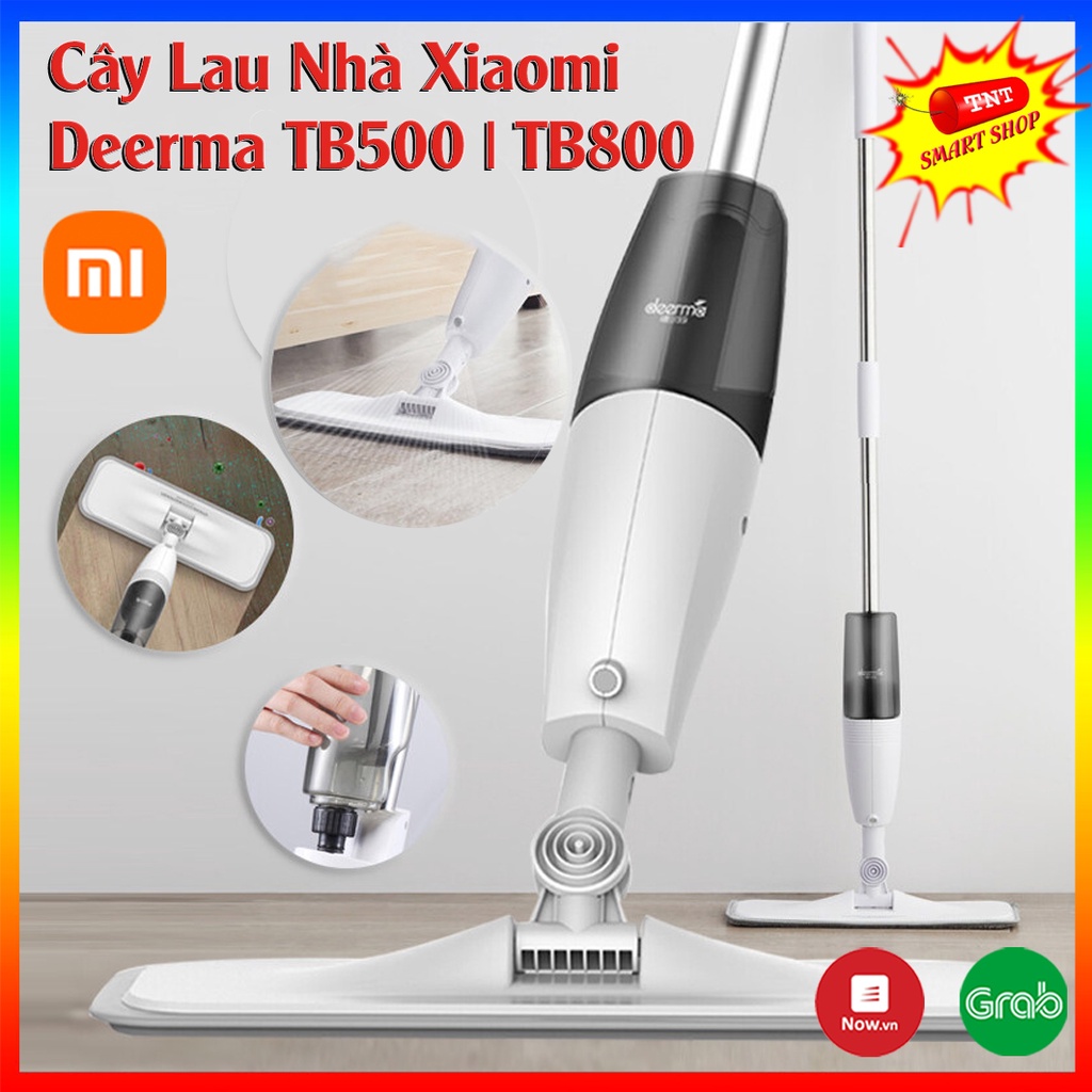 Cây Lau Nhà Xiaomi Deerma TB500 | TB800 2 Trong 1 Water Spray Mop Có Phun Nước (Chính Hãng)- Lấy đi các vết bẩn dễ dàng