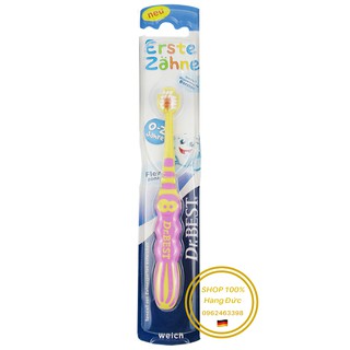 Bàn chải đánh răng Dr.Best weich lông mềm cho bé từ 0-2 tuổi - Hàng Đức 100%