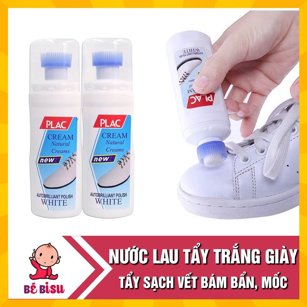 Lọ Nước lau giày tẩy trắng Plac đa năng (100ml)