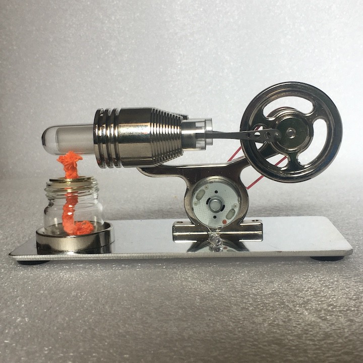 Mô hình Động cơ Stirling - Động cơ đốt ngoài  - đồ chơi khoa học