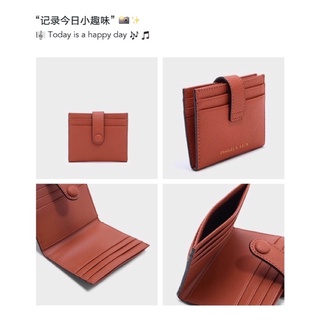 (auth-sing) Ví cardholder gập mỏng nút bấm fullbox