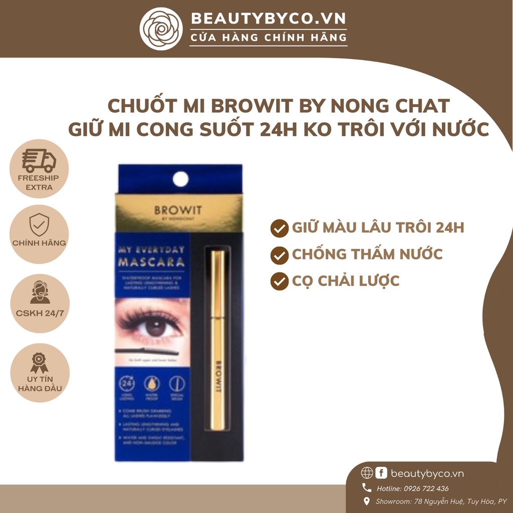 Chuốt mi Browit Nong chat My every day macara dài mi giữ mi đến 24h