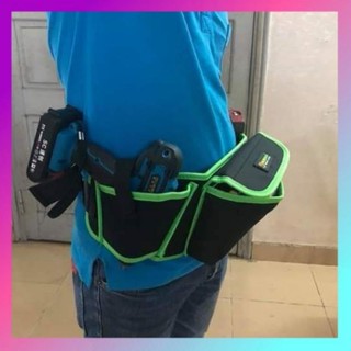 Đai kỹ thuật hông tiện lợi, đeo khoan,kìm búa, có ngăn đựng vít, siêu bền, tiện lợi