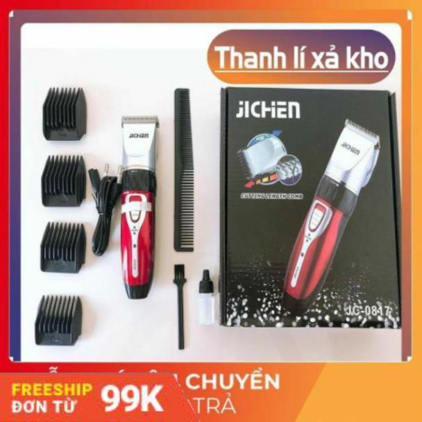 [Giảm 50%]  Tông Đơ Cắt Tóc Gia Đình JICHEN JC 0817 - Lỗi 1 Đồi 1