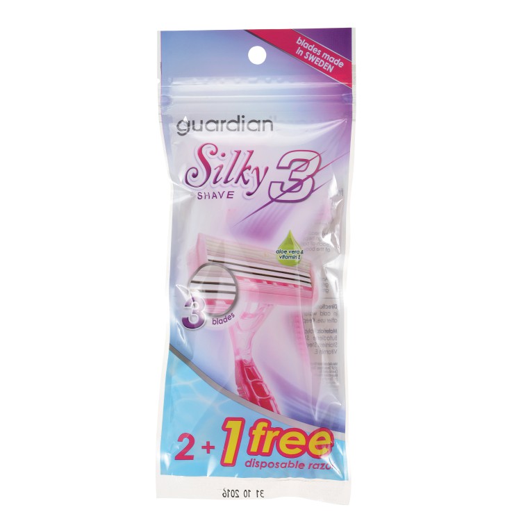 Dao cạo nữ Guardian Silky 3 lưỡi 3 cây