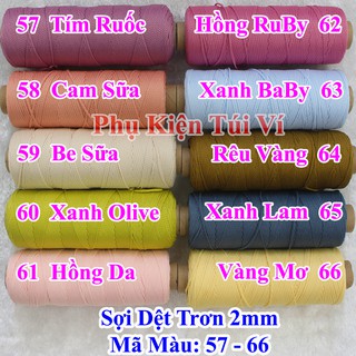 Sợi Dệt Trơn (Mã Màu: 01 - 20)