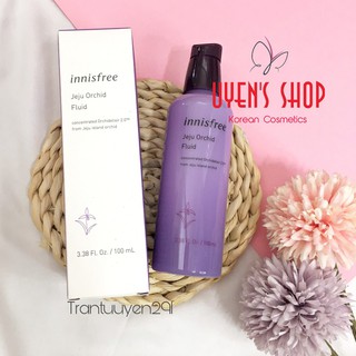 Sữa dưỡng trắng, chống lão hóa, chăm sóc da toàn diện Innisfree Jeju Orchid Fluid 100ml