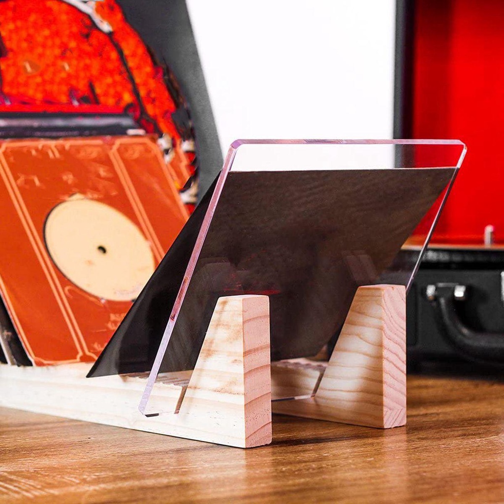 Giá Đỡ Trưng Bày Đĩa Than Bằng Acrylic Đa Năng Tiện Dụng