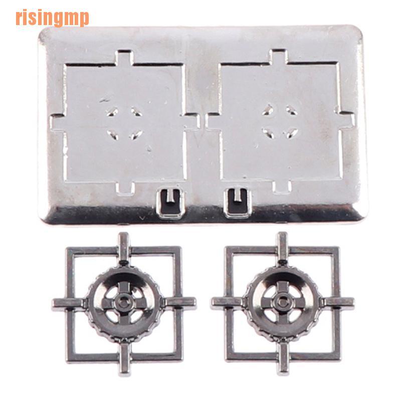 1 Bộ Bếp Ga Kim Loại Cho Búp Bê 1 Cặp