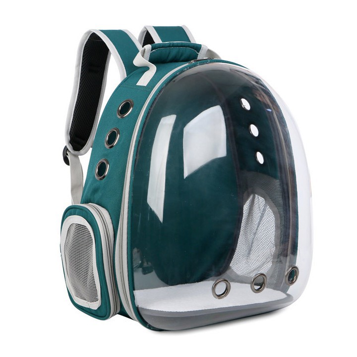 Ba lô phi hành gia vận chuyển thú cưng trong suốt kèm thảm lót