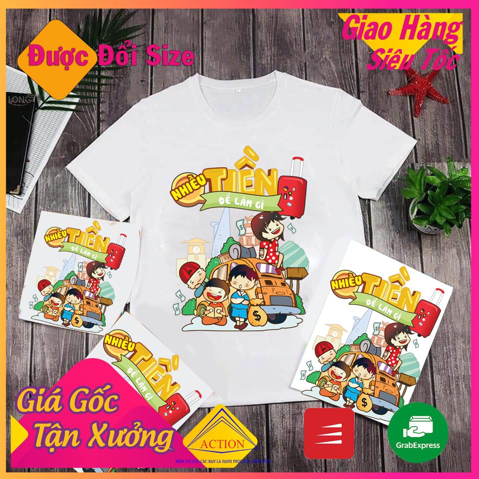 [GIÁ SỈ] Áo Thun Team Sologan – [THE ACTION] - Inbox chọn mẫu ( Quà Tặng)