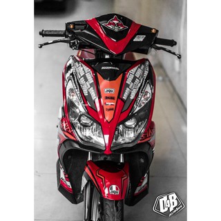 [D4B-Tem chuẩn xịn] Tem trùm xe Air blade 2014 Shark