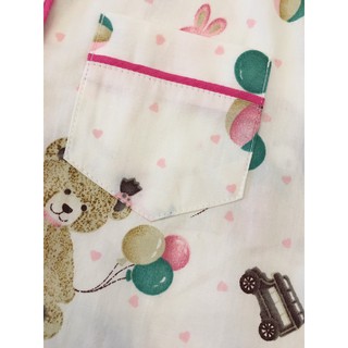 Bộ Đồ Cotton Pyjama Bé Gái BabyBean