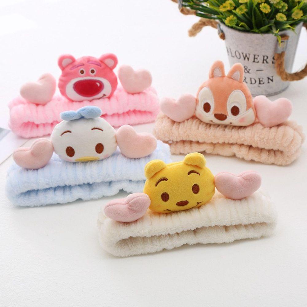 ANEMONE Băng Đô Cài Tóc Hình Gấu Winnie Dễ Thương Cho Nữ