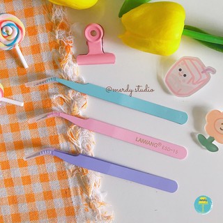 Nhíp gắp gỡ sticker dán trang trí màu macaron