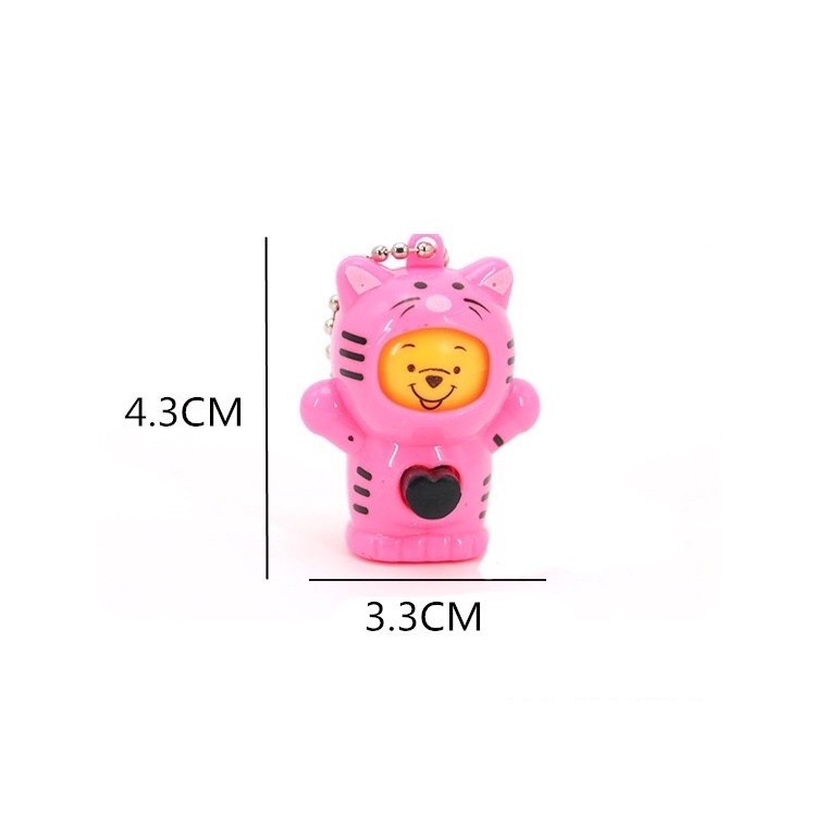 Móc Khóa Mèo Xoay Nhiều Mặt Cảm Xúc