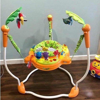 XẢ KHO GIÁ TỐT !!! Ghế nhún tập đứng có đèn nhạc cho bé IBABY