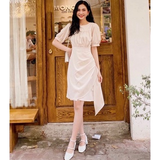 Đầm váy tùng phối bèo 3 màu (kèm hình thật)