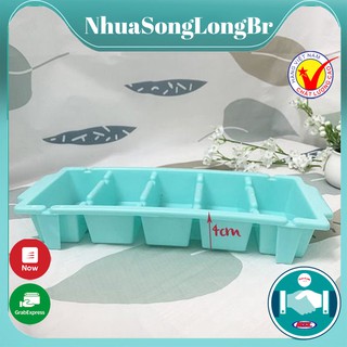 Khay làm đá, trữ đông,khuôn thạch 5 viên nhựa dẻo Song Long an toàn,bền đẹp