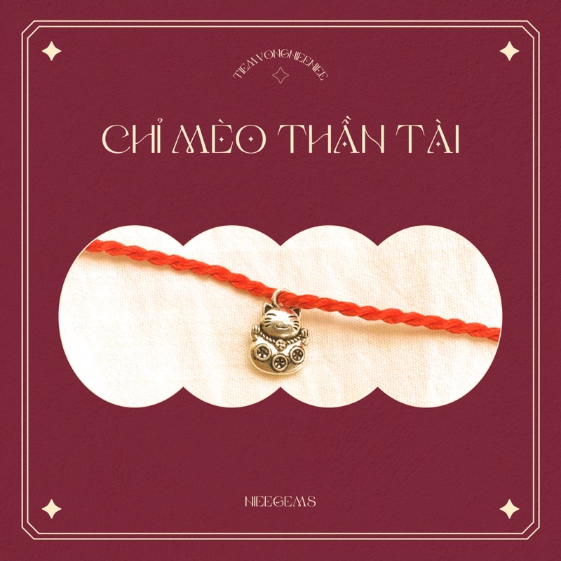 NIEEGEMS | Chỉ mèo thần tài