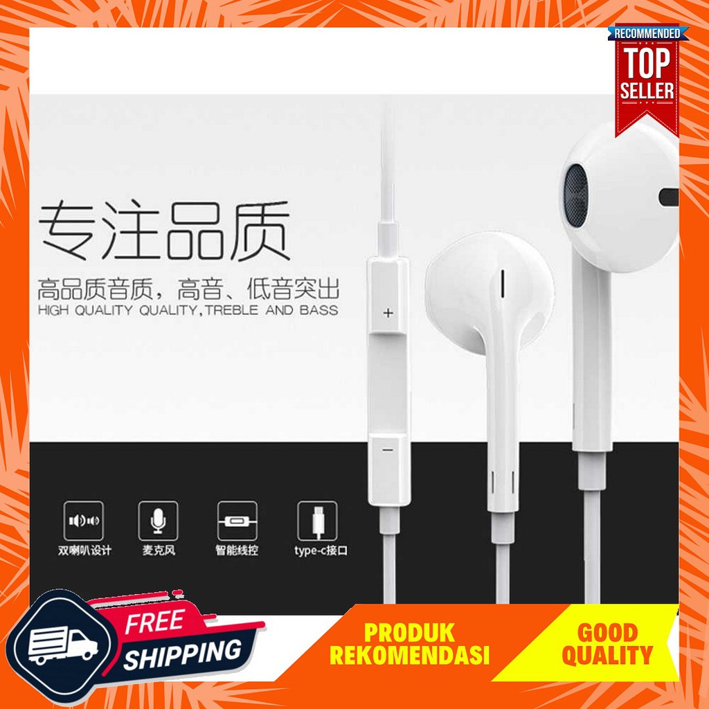 Tai Nghe Nhét Tai Kebeteme Cổng Usb Type C Có Mic - Ys58