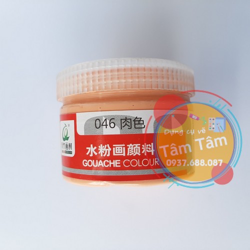 Màu Gouache CHINJOO, Màu Woat CHINJOO 100ml-Dụng cụ vẽ Tâm Tâm