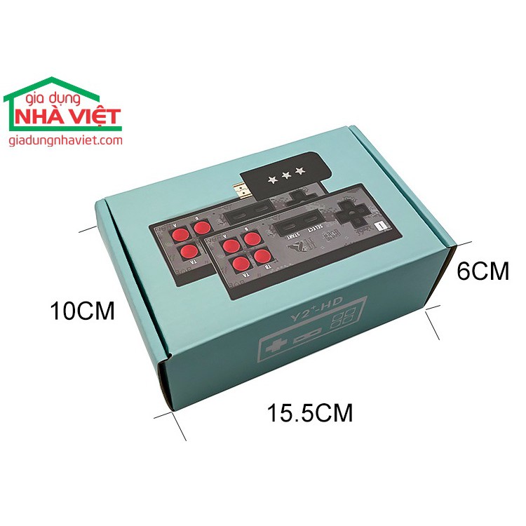 Máy chơi game HDMI tay cầm không dây 600 trò NES Y2-HD