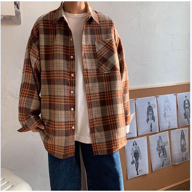 Áo Sơ Mi Caro chống nắng Flannel Sọc Cao Cấp Nam Nữ 💖FREESHIP💖ÁO Khoác Liền Mũ Chống Nắng Tốt Thời Trang- QSTORE | BigBuy360 - bigbuy360.vn