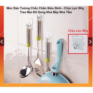 Móc dán tường - móc dán chắc chắn - siêu dính - chịu lực 5kg