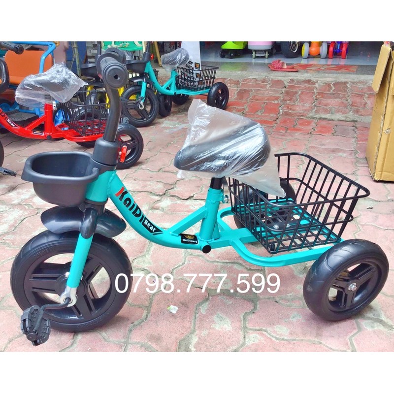Xe xích lô trẻ em có rổ sau