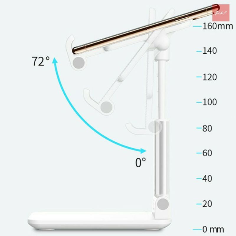 Giá đỡ điện thoại, iPad để bàn có thể gập gọn, chống tê mỏi tay