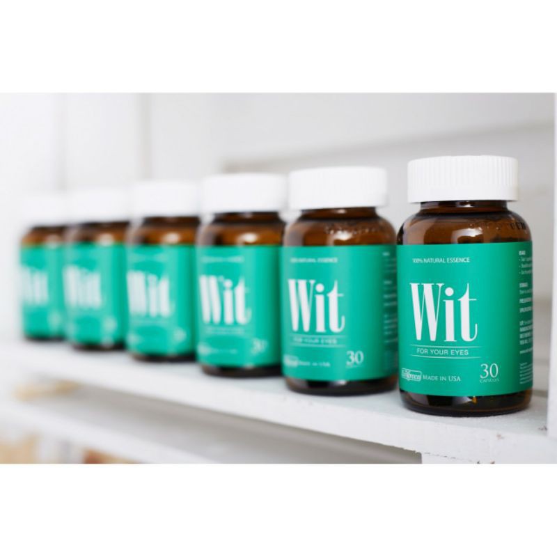 Bổ mắt Wit tăng cường thị lực mắt, bảo vệ võng mạc, thủy tinh thể chai 30 viên