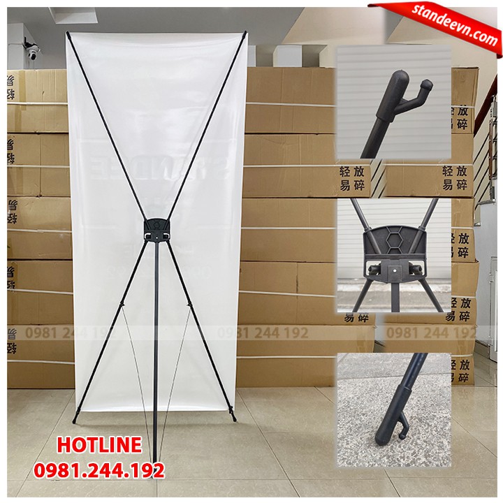 Standee chữ x giá rẻ tại Hà Nội 80x180cm | Standee 3H