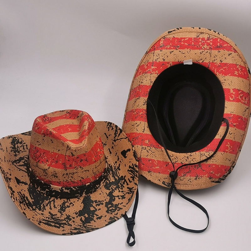 Mũ Cao Bồi Chống Nắng Mùa Hè Kích Thước Lớn Rave Cow Girl Cổ Điển Cho Nam Và Nữ