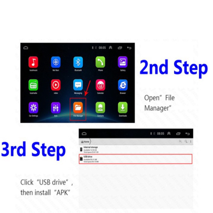 Sản Phẩm Bộ cảm biến áp suất lốp ngoài TPMS dùng cho xe hơi, ô tô sử dụng màn hình Android - TU05X .