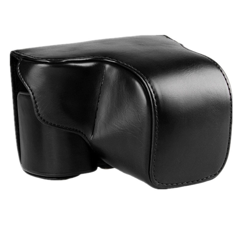 Túi Da Pu Đựng Máy Ảnh Sony A6400 A6300 A6100 A6000 Với 16-50mm