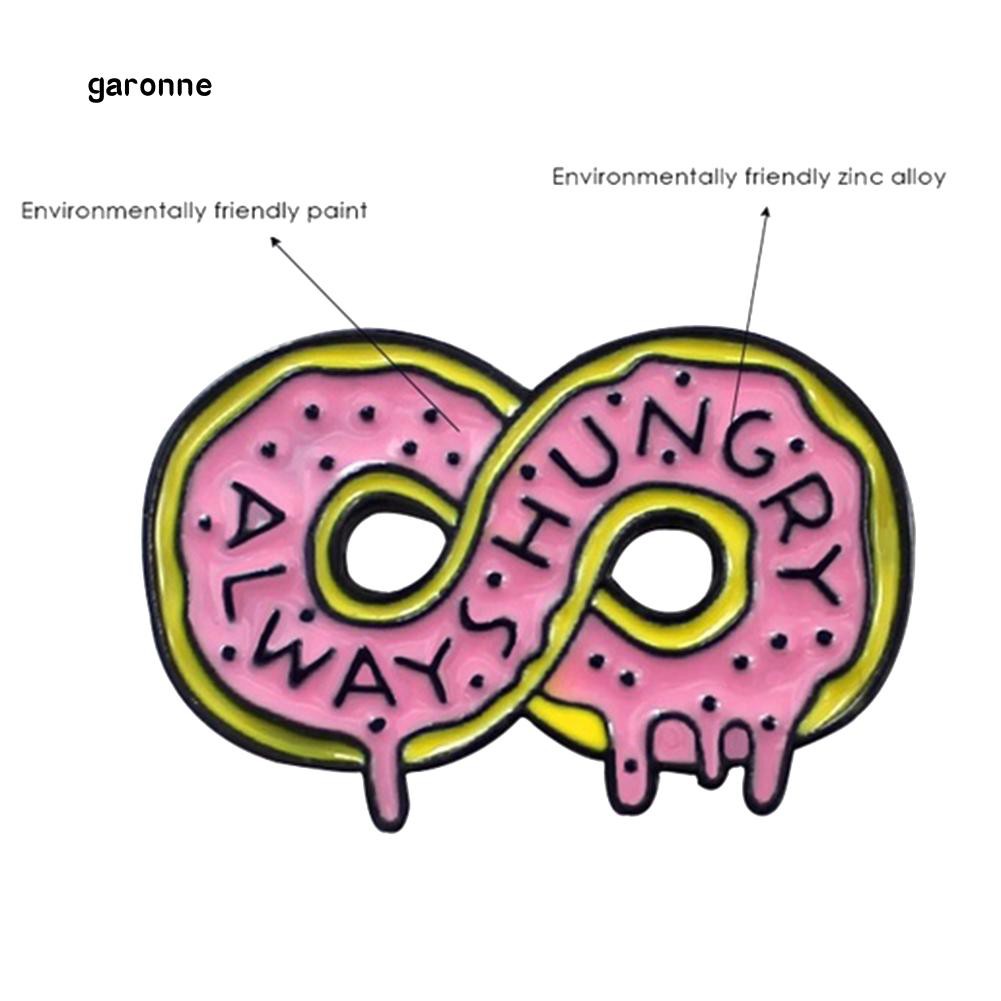 Ghim cài áo hình bánh donut thời trang cho nam nữ
