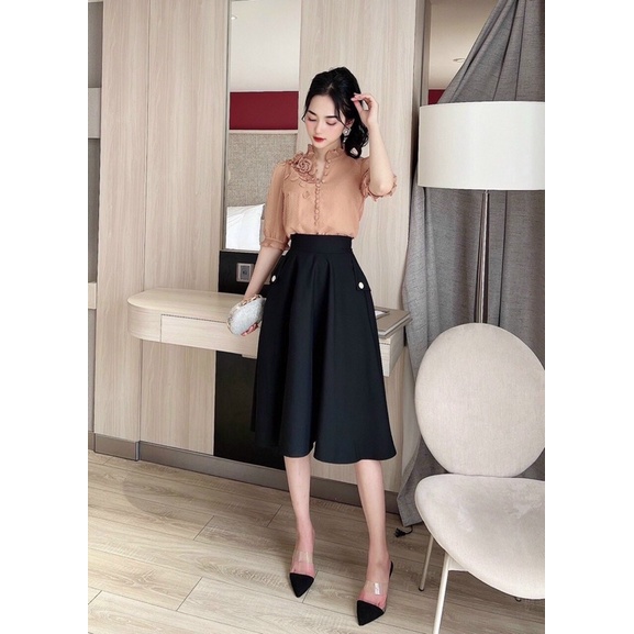 Chân Váy Công Sở MN1063.Hàng Thiết Kế.Chất Vải Đẹp