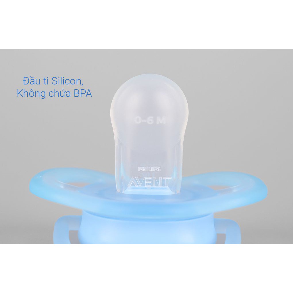 Núm Ty Thông Khí Philips Avent Hình Khủng Long 0-6M