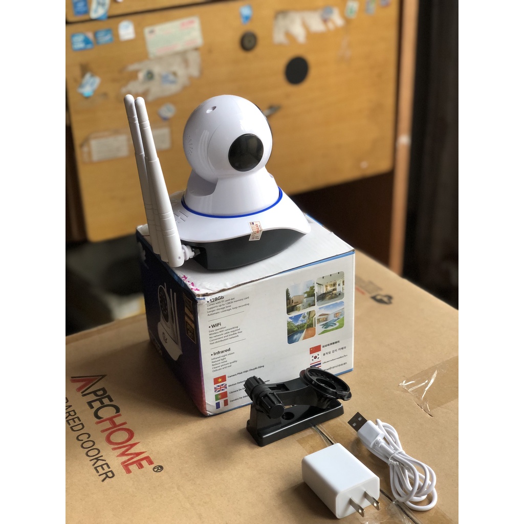 CAMERA 3 ANTEN YOOSEE YS-1021  Thẻ nhớ 32Gb, 64Gb