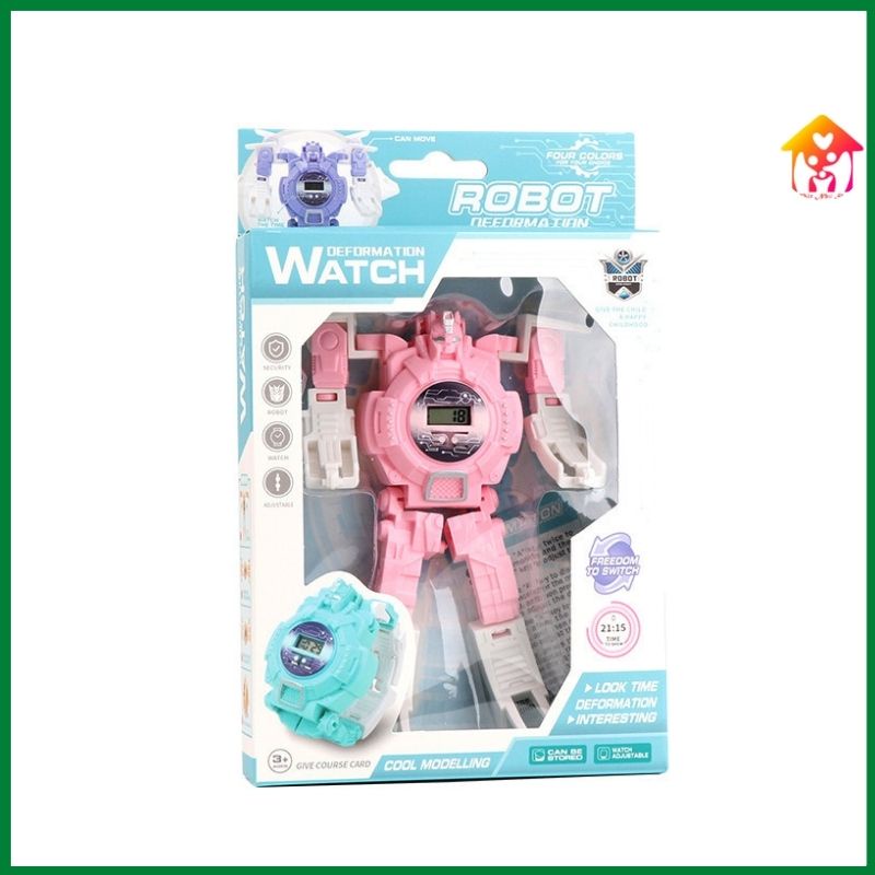 Đồ chơi robot đồng hồ biến hình 2 trong 1 cho bé siêu đẹp