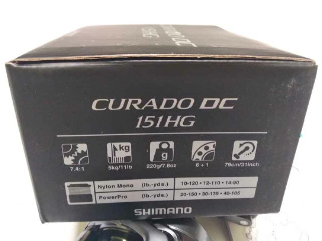 Máy Câu Cá Shimano Curado DC - Máy Ngang