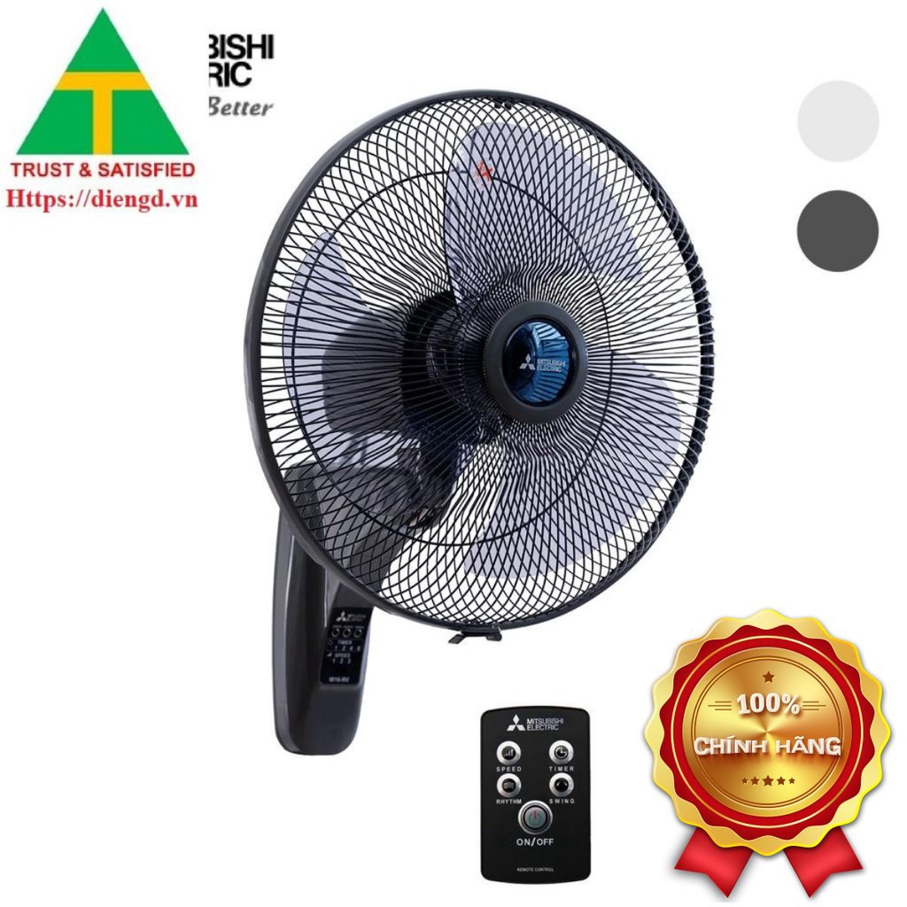 Quạt treo tường MITSUBISHI W16-RA 48W Hàng chính hãng - Made in Thailand
